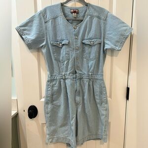 Gloria Vanderbilt- Denim Romper